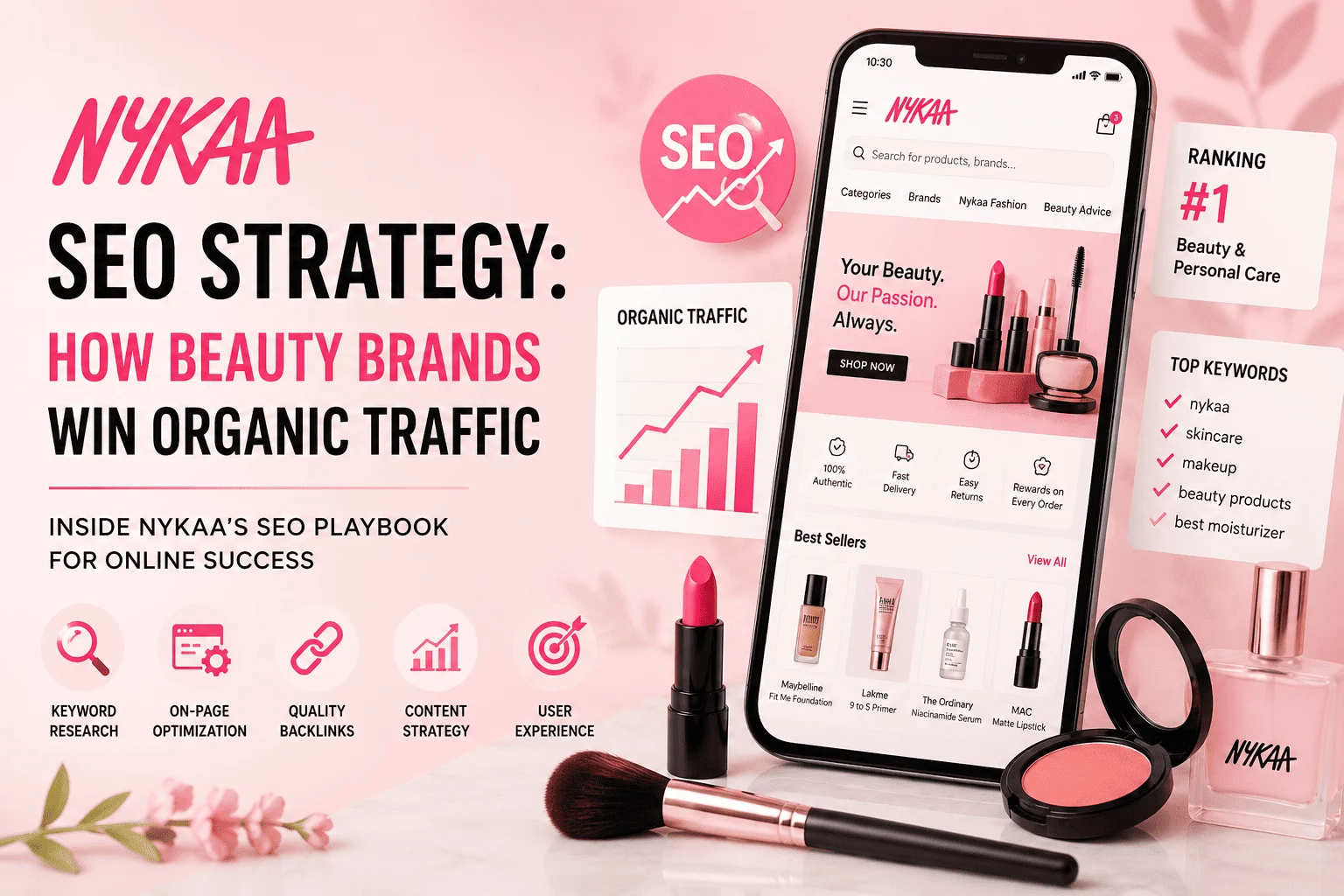 Nykaa SEO strategy