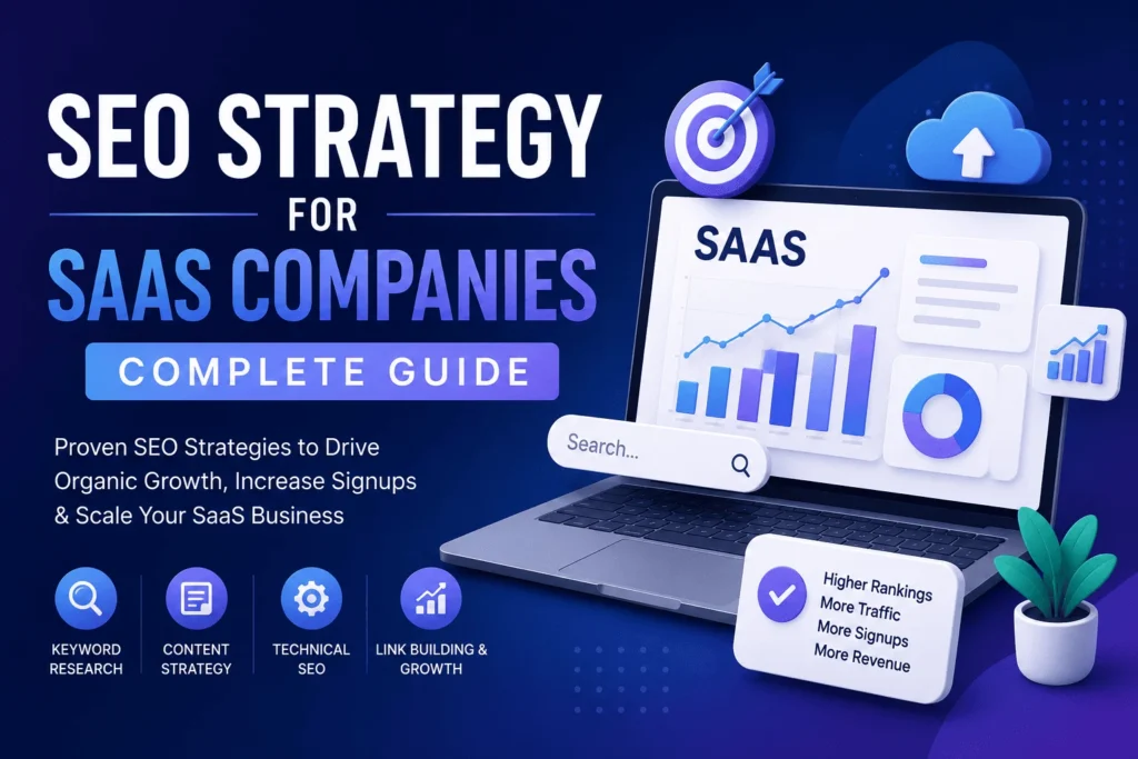 SEO Strategy for SaaS Companies: Complete Growth Plan to Rank Higher, Generate Demos, and Increase Signups