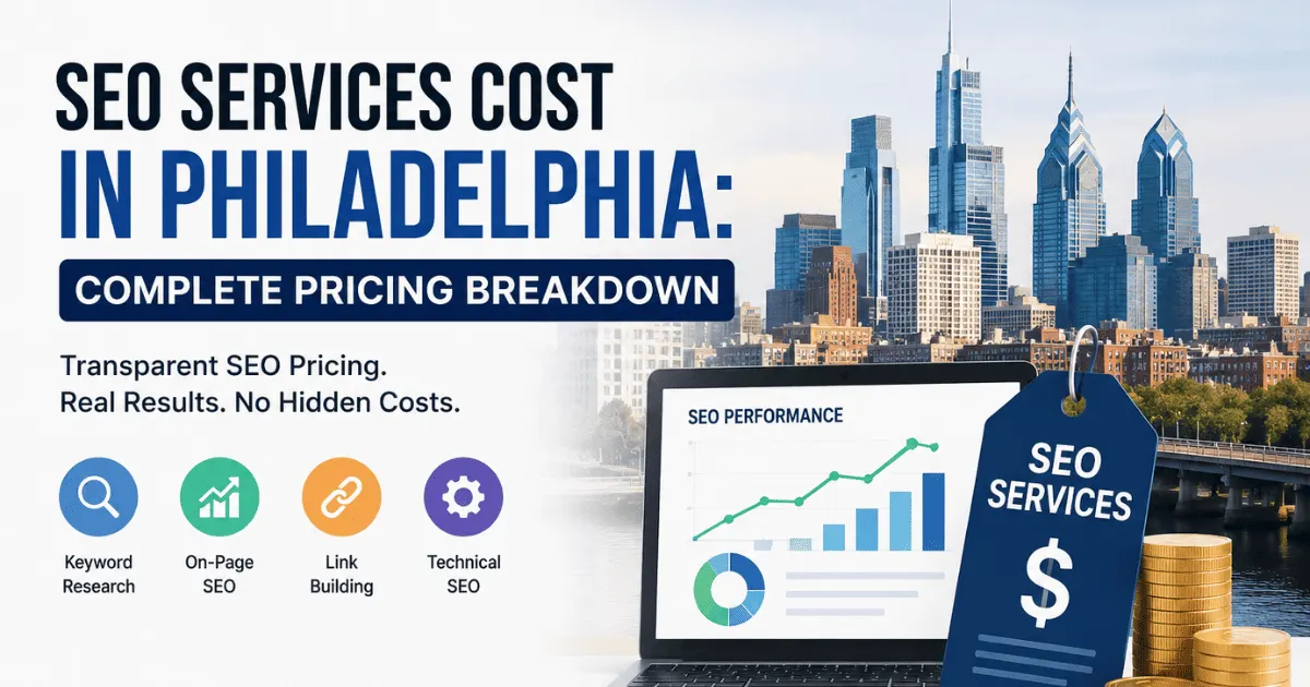 SEO services cost in Philadelphia